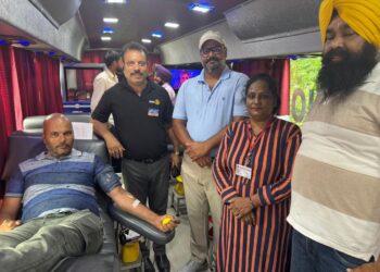 कारगिल विजय दिवस के अवसर पर चंडीगढ़ में लगाया गया रक्तदान शिविर