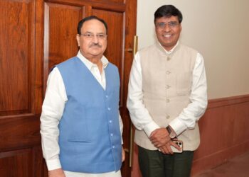 BJP के राष्ट्रीय अध्यक्ष जेपी नड्डा से मिले पंजाब भाजपा के उपाध्यक्ष :सुभाष शर्मा