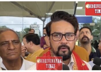 अलगाववादी और आतंकवादी सोच  वाले लोगों को जेलों से छोड़ने की बात कर रहे हैं : अनुराग ठाकुर