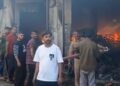 Massive Fire Destroys Tent House in Jwalamukhi; Miscreant Involvement Suspected