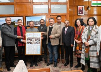 चिट्टा मुक्त हिमाचल’ थीम पर आधारित राज्य सरकार का 2026 कैलेंडर जारी