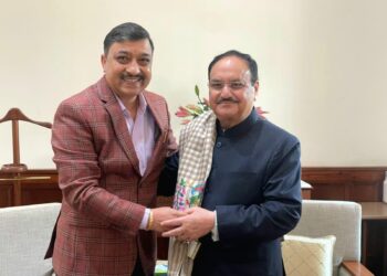 सुरेश कश्यप व राजीव भारद्वाज ने नड्डा से की मुलाकात; कौशल विकास विस्तार और राशन घोटाले पर महत्वपूर्ण चर्चा