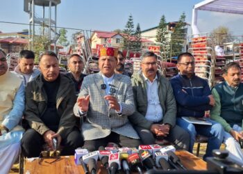 धर्मशाला में आज भाजपा की शक्ति परीक्षा — “तीन साल की अव्यवस्था के खिलाफ जनता की हुंकार