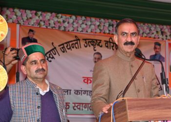 शाहपुर के कलियारा में बहुउद्देशीय इंडोर स्टेडियम का उद्घाटन, कांगड़ा एयरपोर्ट विस्तार को मिलेगा अतिरिक्त धन