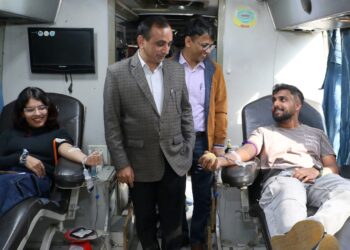 पीयू डेंटल इंस्टीट्यूट में रक्तदान शिविर सफलतापूर्वक सम्पन्न