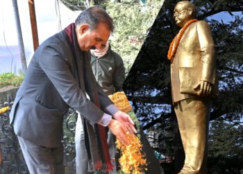 डॉ. भीमराव अम्बेडकर की पुण्यतिथि पर मुख्यमंत्री सुक्खू ने शिमला में अर्पित की श्रद्धांजलि