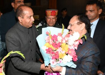 जगत प्रकाश नड्डा हिमाचल में, शिमला में भाजपा कार्यकर्ताओं ने किया भव्य स्वागत; कल होगा प्रदेश कार्यालय का शिलान्यास