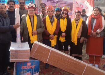 तिंदी में जलागम विकास कार्यों की शुरुआत, विधायक अनुराधा राणा ने रखी आधारशिला