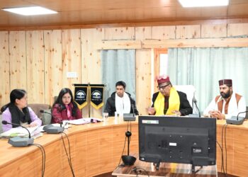 डाकघर लघु बचत पुरस्कार राशि से निर्मित परिसंपत्तियों की समीक्षा बैठक सम्पन्न