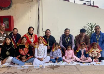 Prayer ceremony held before the match at Dharamshala Cricket Stadium