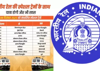 भारतीय रेल ने 9 दिसंबर 2025 को चलाई स्पेशल ट्रेनें, यात्रियों में दिखी भारी उत्साह