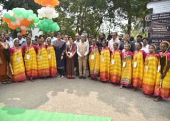 The two-day PESA festival begins in Visakhapatnam; the PESA run and tribal games attract attention.