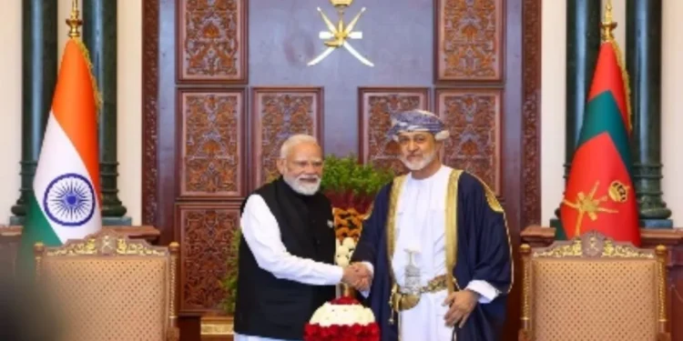 Prime Minister Modi and the Sultan of Oman, Haitham, met in Muscat.