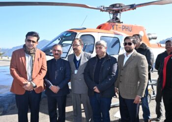 हिमाचल में पर्यटन को नई उड़ानें: संजौली हेलीपोर्ट से हेलीकॉप्टर सेवाओं का आज से शुभारम्भ