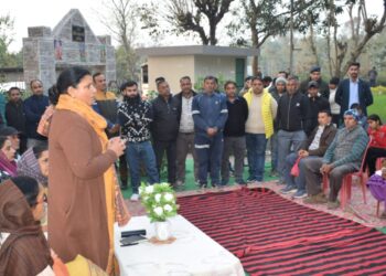 विधायक कमलेश ठाकुर ने मूहल और ठाकुरद्वारा में सुनी ग्रामीण समस्याएं, 15 लाख की सड़क का किया भूमि पूजन