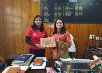 कांगड़ा की नीतिका ने आपदा प्रबंधन में योगदान के लिए पाई राष्ट्रीय मान्यता