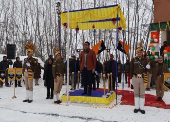 Snow-Covered Keylong Hosts Spirited Republic Day Celebrations