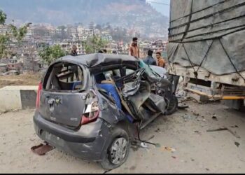 नववर्ष की रात कुल्लू के जिया रोड पर भीषण सड़क हादसा, तीन की मौत, एक गंभीर घायल