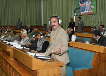 बजट सत्र में विधानसभा को संबोधित करते मुख्यमंत्री सुक्खू