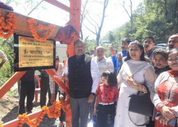 आयुष मंत्री यादविंद्र गोमा ने जख बाबा मंदिर बेहडू में 15 लाख के विकास कार्यों का किया लोकार्पण