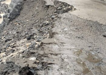 पहली बारिश में ही बह गई कुल्लू-मनाली फोरलेन की टायरिंग,