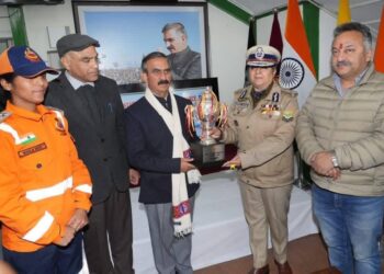 HP SDRF Makes History: Secures Top Spot at National CSSR Competition for Second Consecutive Year