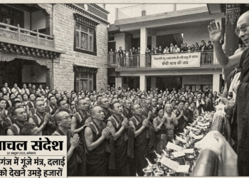 धर्मगुरु दलाई लामा की दीर्घायु के लिए मैक्लोडगंज में उमड़ा जनसैलाब