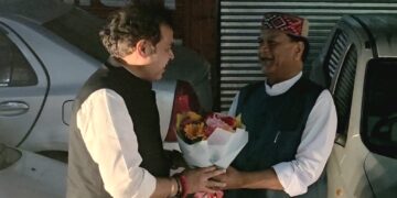 भाजपा प्रदेश प्रभारी श्रीकांत शर्मा का शिमला आगमन, पार्टी मुख्यालय में हुआ भव्य स्वागत