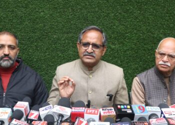 चेस्टर हिल मामले की जांच सीटिंग जज से हो: रणधीर शर्मा बोले- 8  से 11 अप्रैल तक धरना-प्रदर्शन करेगी बीजेपी