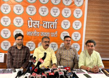 धर्मशाला में कांग्रेस का ‘भ्रष्टाचार मॉडल’ बेनकाब, जनता के पैसे पर टेंडर माफिया और घोटालों का राज: बिक्रम ठाकुर