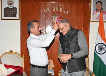 मुख्यमंत्री ने राज्यपाल से की शिष्टाचार भेंट, प्रदेश के विकास और जनकल्याण पर हुई चर्चा