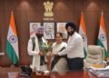पंजाब भाजपा अध्यक्ष केवल सिंह ढिल्लों की दिल्ली की मुख्यमंत्री रेखा गुप्ता से मुलाकात