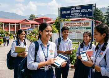 जेएनवी पपरोला में 11वीं वाणिज्य संकाय में प्रवेश के लिए 25 जून तक करें आवेदन